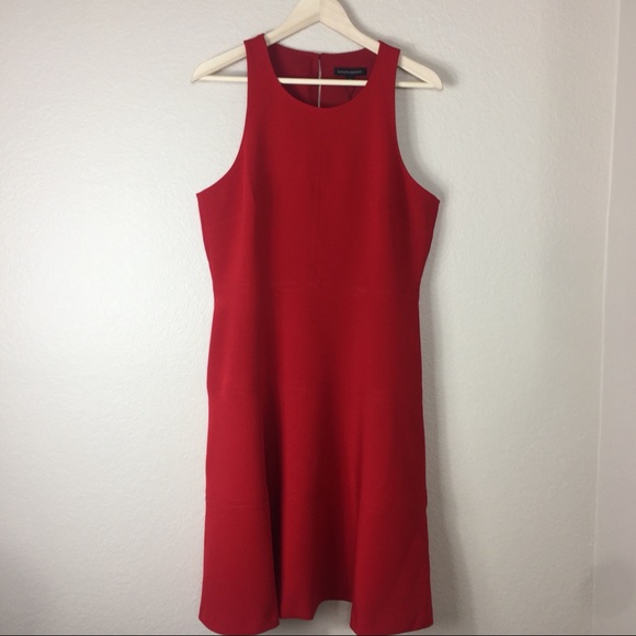 Banana Republic Dresses & Skirts - Banana Republic Fall 2018 Dress Fit & Flare Red 14